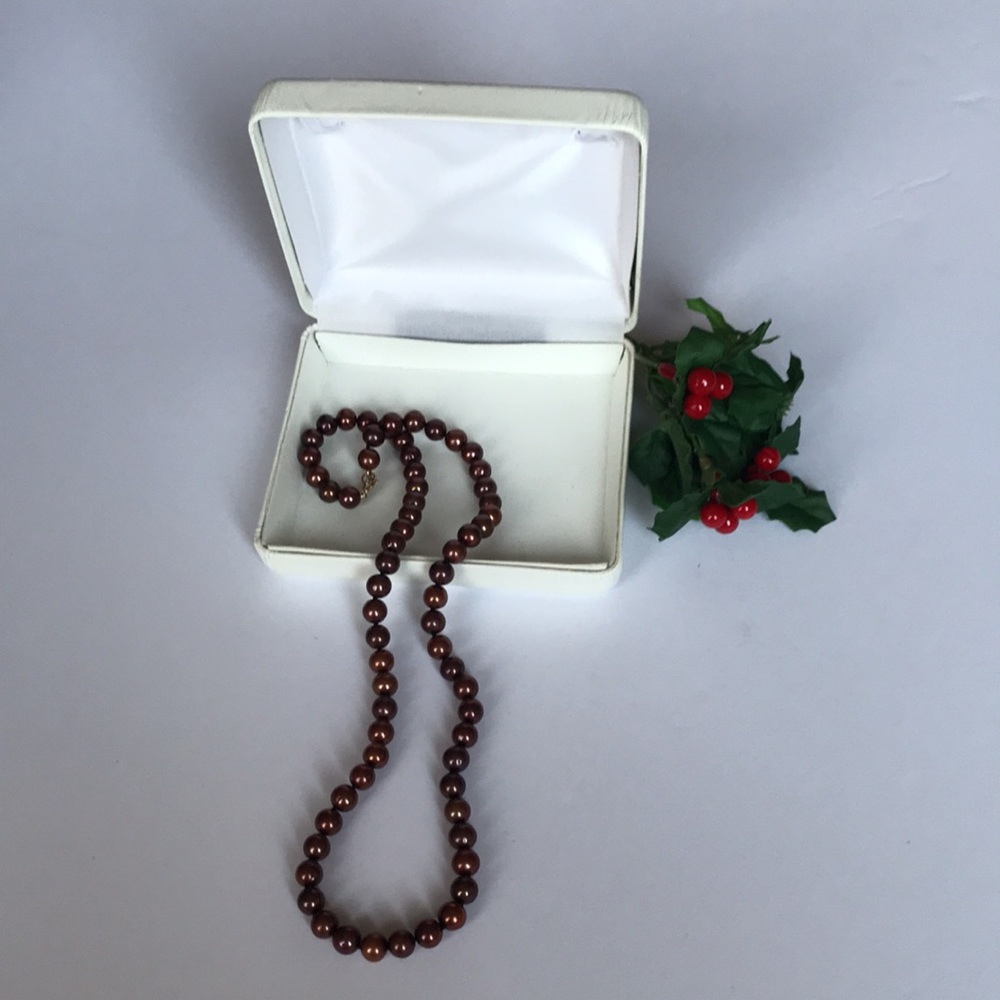 Freshwater Pearl Necklace - New 14K 6-7MM. Gift idea 💡🎁